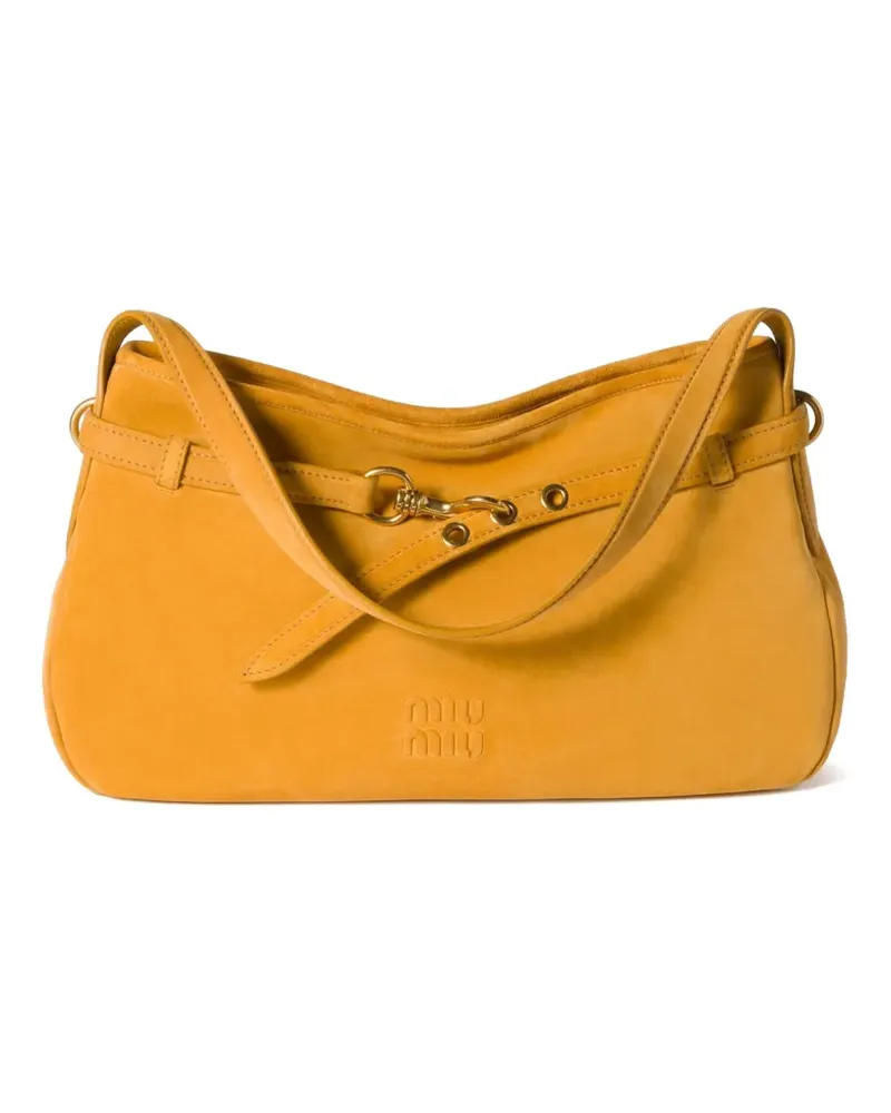Miu Miu Aventure Schultertasche - Gelb Gelb