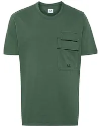 C.P. Company T-Shirt mit Logo-Print Grün