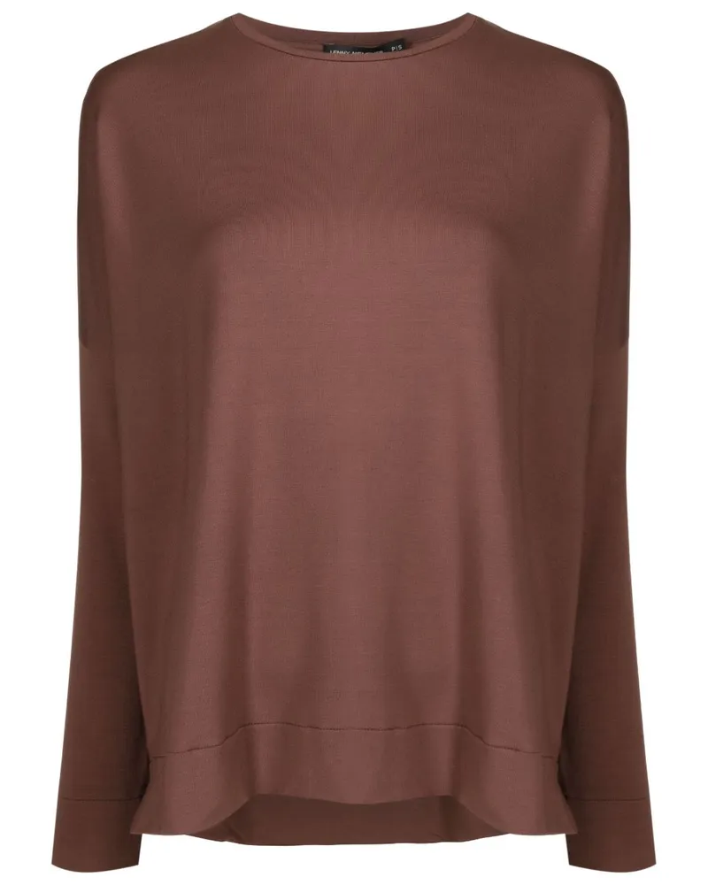 Lenny Niemeyer Sweatshirt mit rundem Ausschnitt - Braun Braun