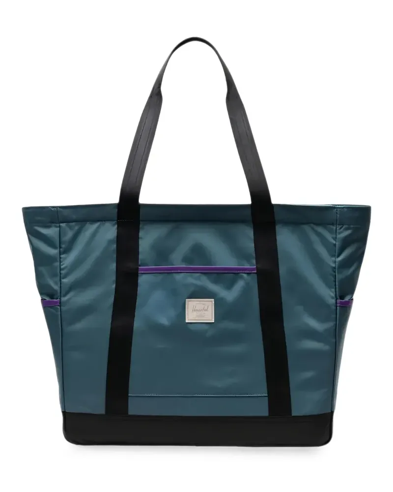 Herschel Supply Co. Heritage Tote Bag mit Kontrastbesatz - Blau Blau