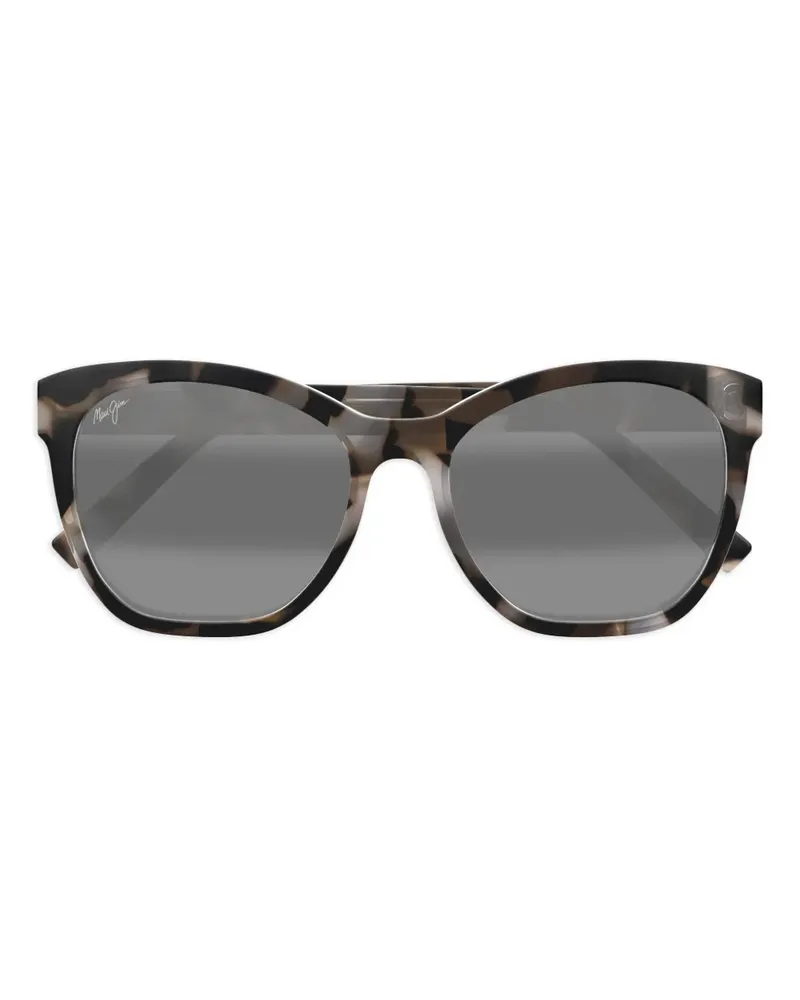 Maui Jim MJ0878S Sonnenbrille in Schildpattoptik - Schwarz Schwarz