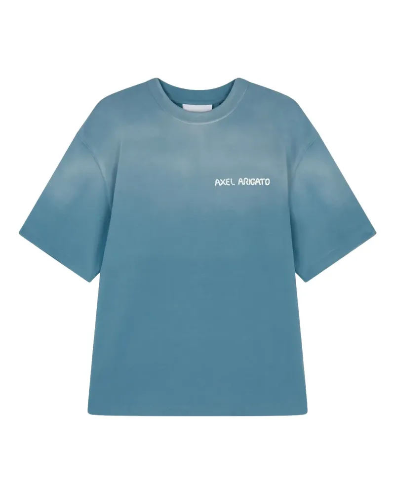 Axel Arigato T-Shirt mit Logo-Print - Blau Blau