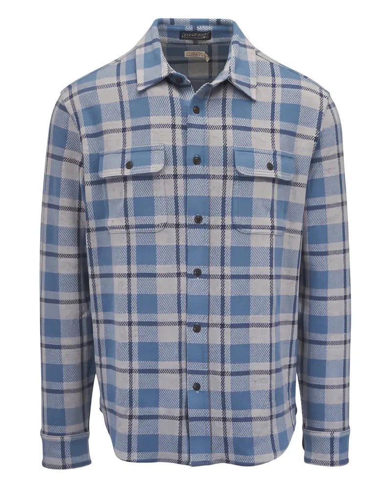 Faherty checked shirt - Blau Blau