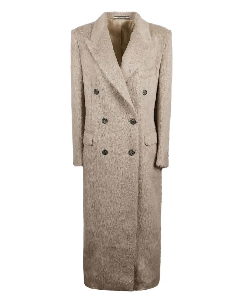 Tagliatore Lillian double-breasted coat - Nude Nude