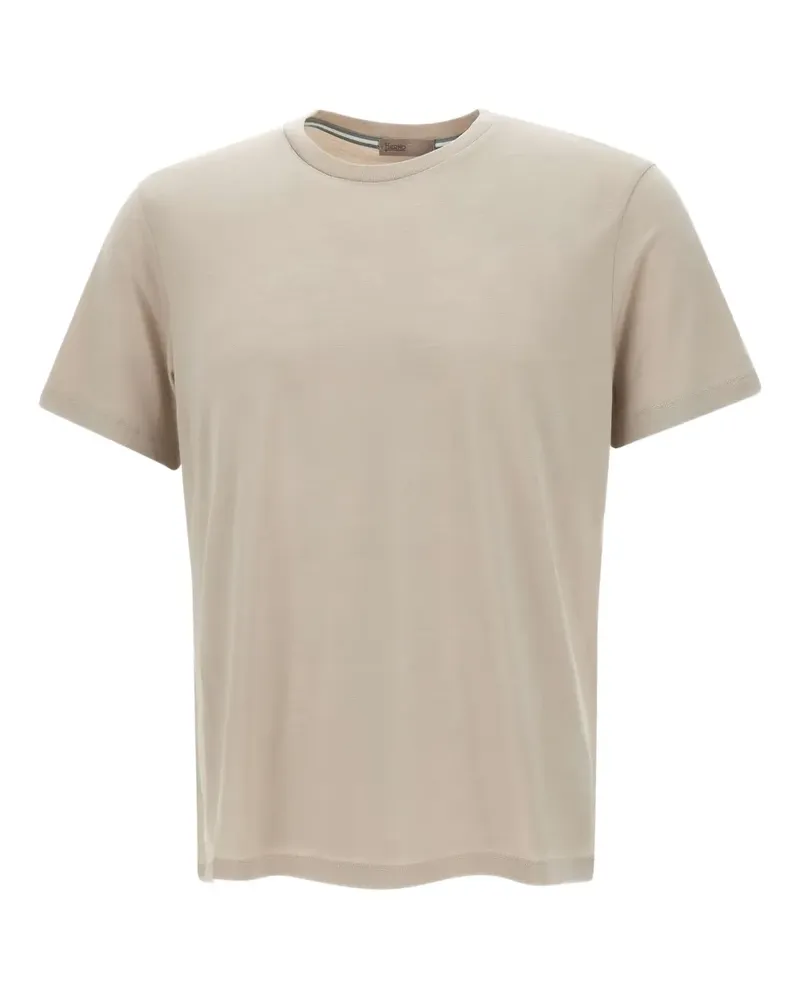 Herno T-Shirt aus Wolle - Nude Nude