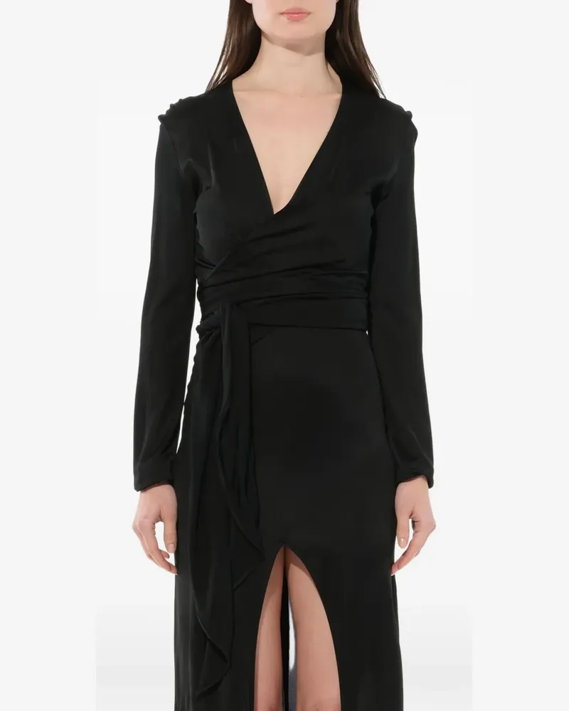 Givenchy Fließendes Abendkleid - Schwarz Schwarz