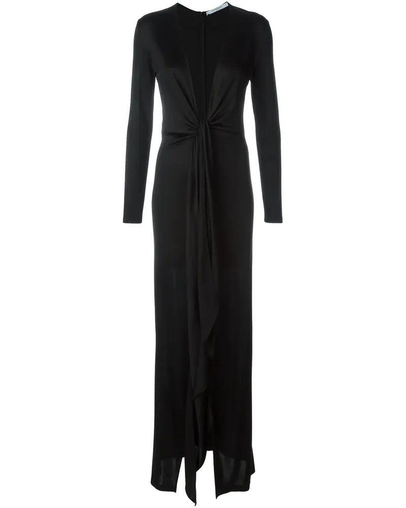 Givenchy Fließendes Abendkleid - Schwarz Schwarz