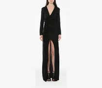 Fließendes Abendkleid - Schwarz
