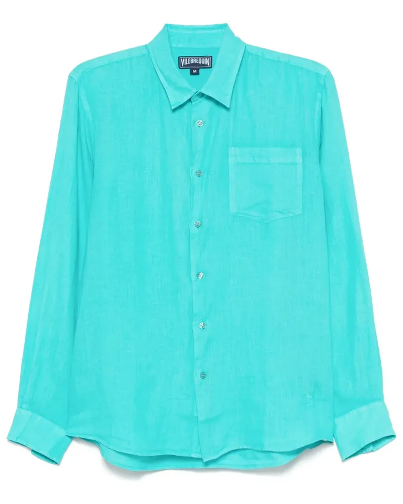 Vilebrequin Caroubis' Hemd - Blau Blau