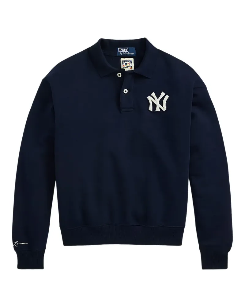 Ralph Lauren x New York Yankees Sweatshirt mit Logo-Applikation - Blau Blau