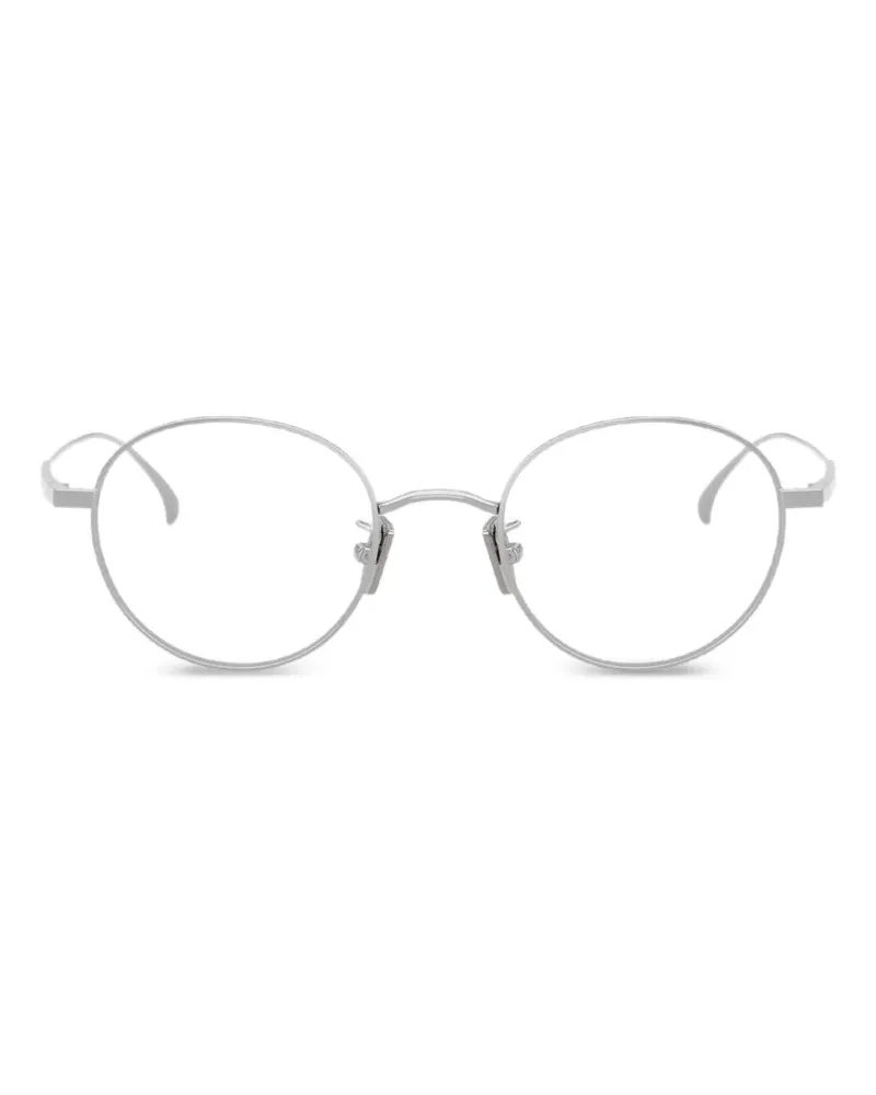 Moncler Brille mit rundem Gestell - Silber Silber