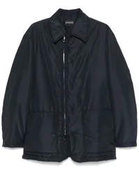 Emporio Armani water-repellent jacket Blau