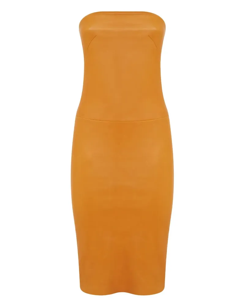 Stouls Schulterfreies Monica Midikleid 25cm - Orange Orange