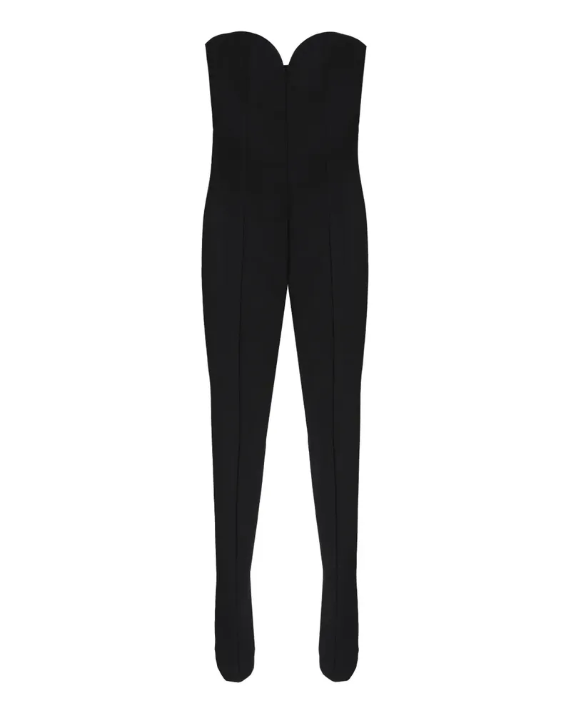Sergio Rossi x Wolford Jumpsuit - Schwarz Schwarz