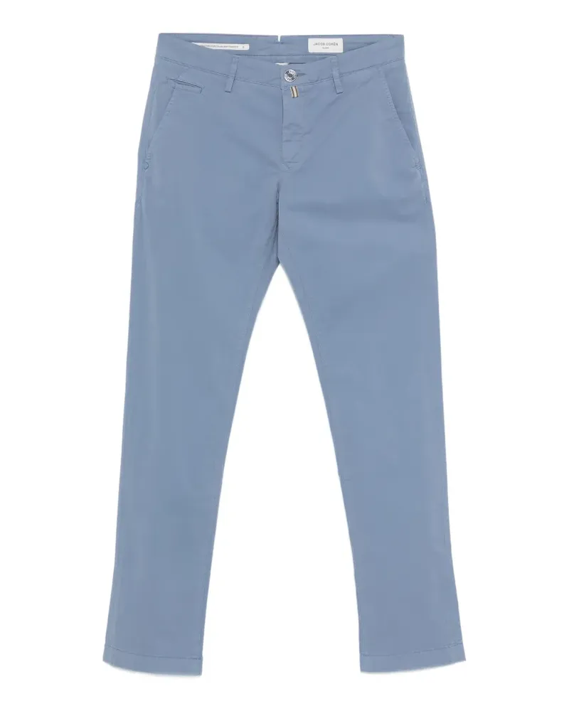 Jacob Cohën Hose mit Logo-Patch - Blau Blau