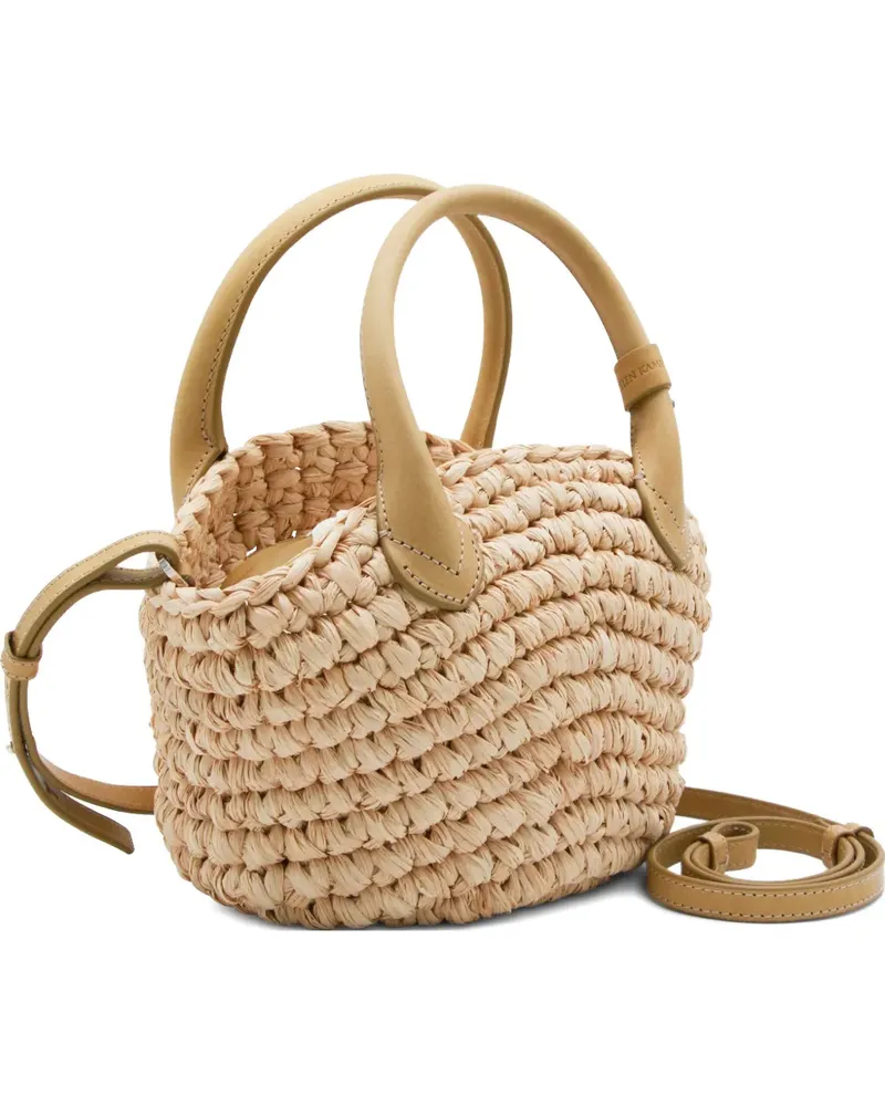 Helen Kaminski raffia tote bag - Nude Nude