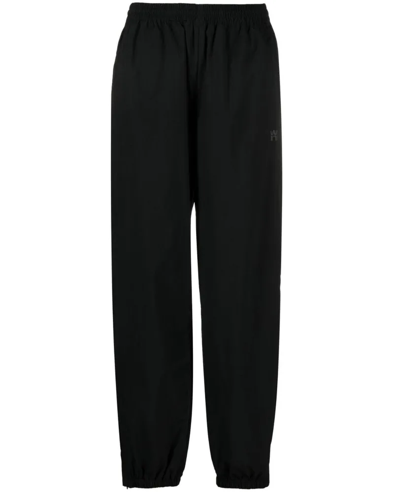 Alexander Wang Jogginghose mit Logo-Print - Schwarz Schwarz