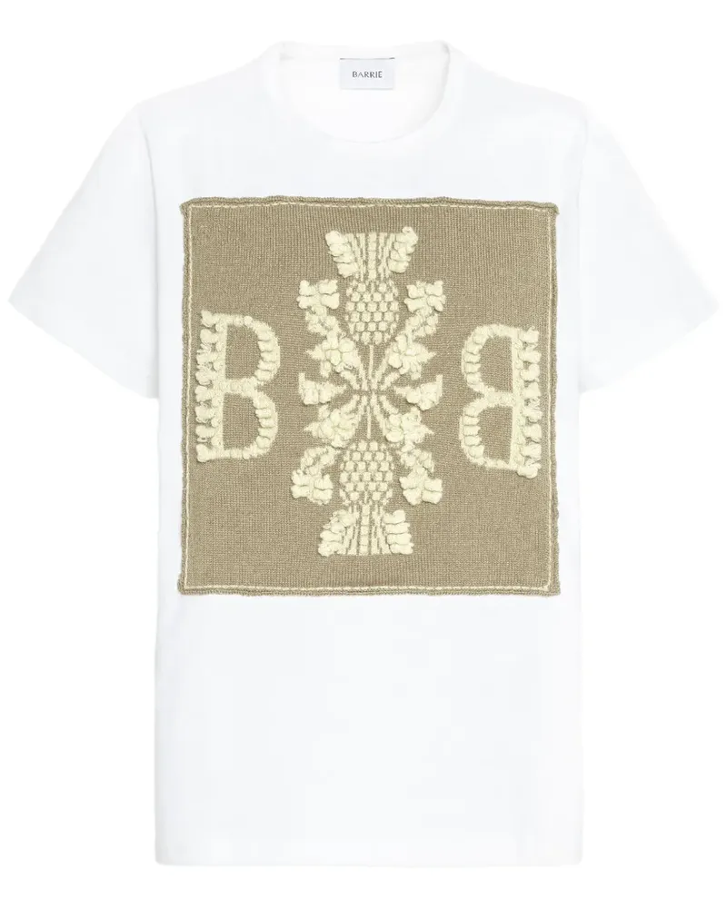 Barrie T-Shirt mit Logo-Patch - Weiß Weiß