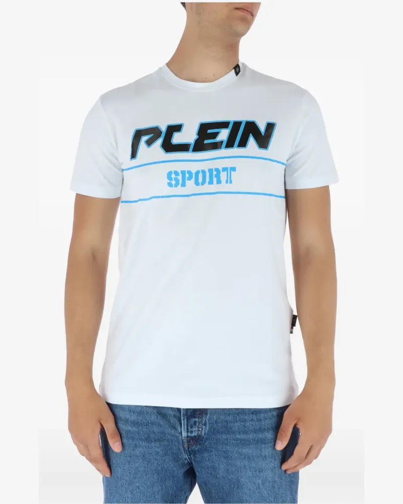 Philipp Plein logo-print crew-neck T-shirt - Weiß Weiß
