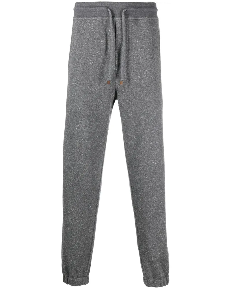 Brunello Cucinelli Melierte Jogginghose - Grau Grau