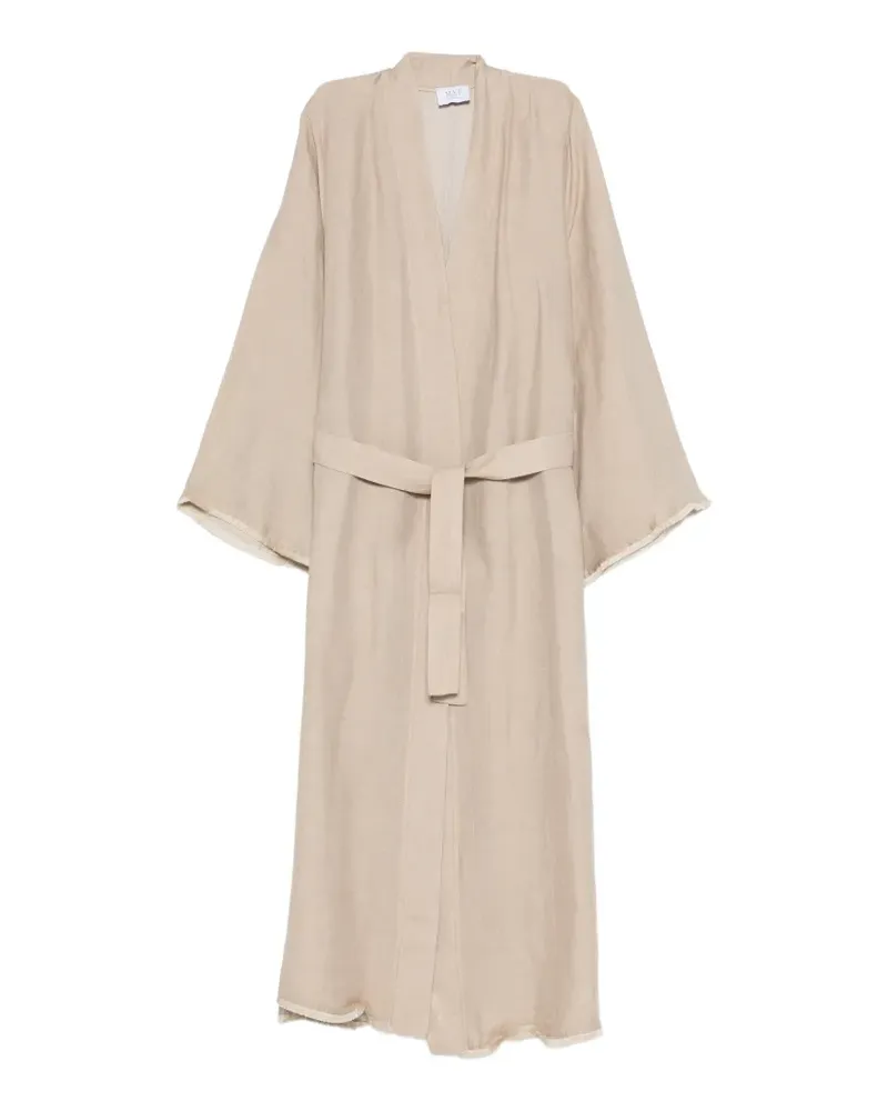 MVP Wardrobe Kimono mit V-Ausschnitt - Nude Nude