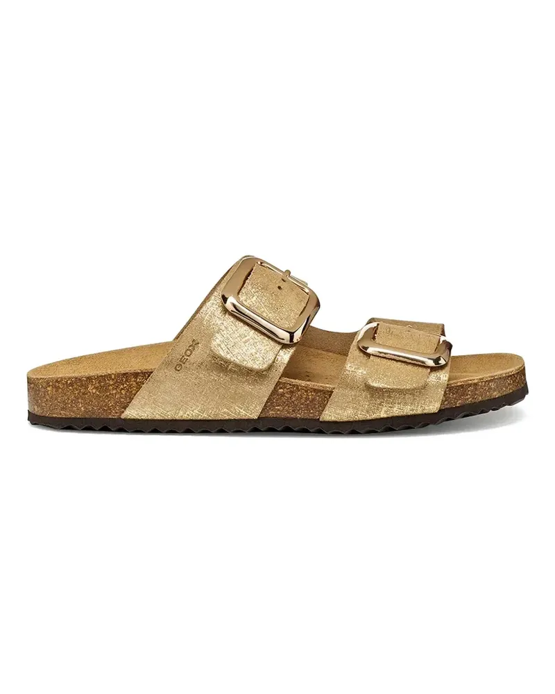 Geox buckle-fastening sandals - Gold Gold