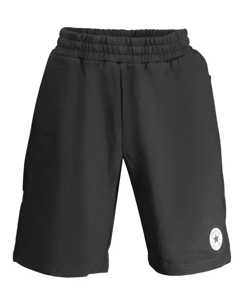 Converse Chuck-patch cotton shorts - Schwarz Schwarz