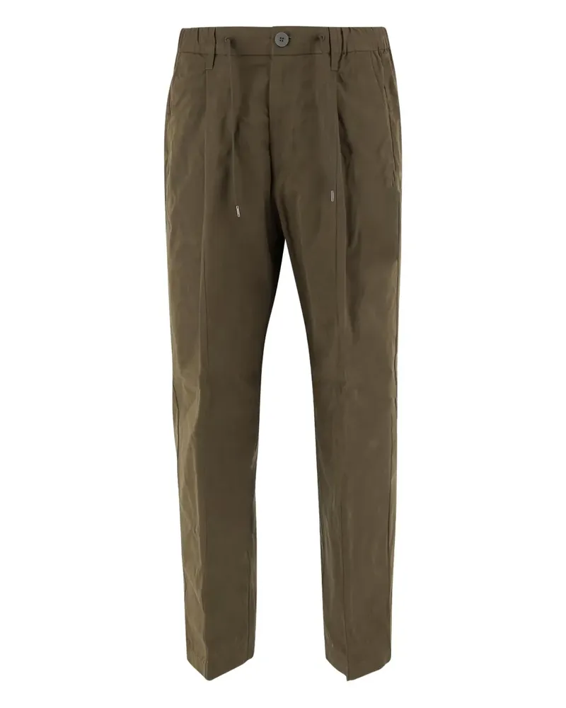 Herno Bundfaltenhose mit Kordelzug - Grün Grün