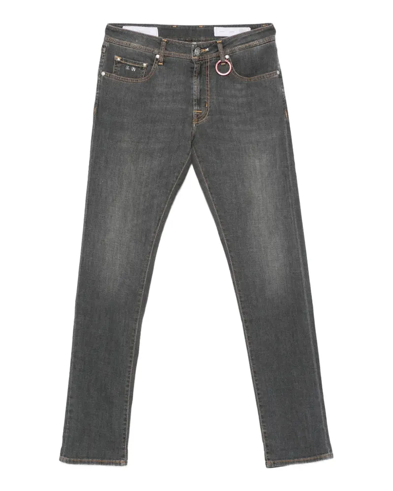 Tramarossa Michelangelo Jeans mit Logo-Patch - Grau Grau