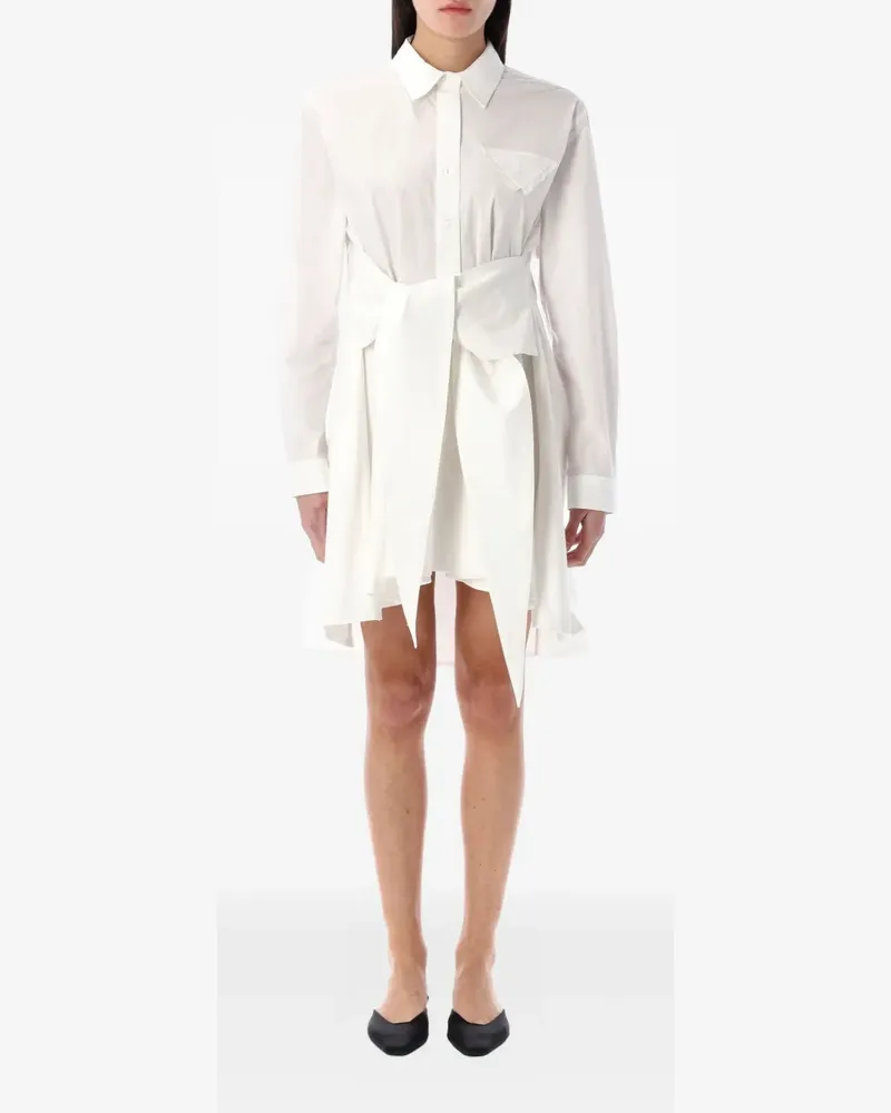 The Garment Asymmetrisches Cyprus Minikleid - Weiß Weiß