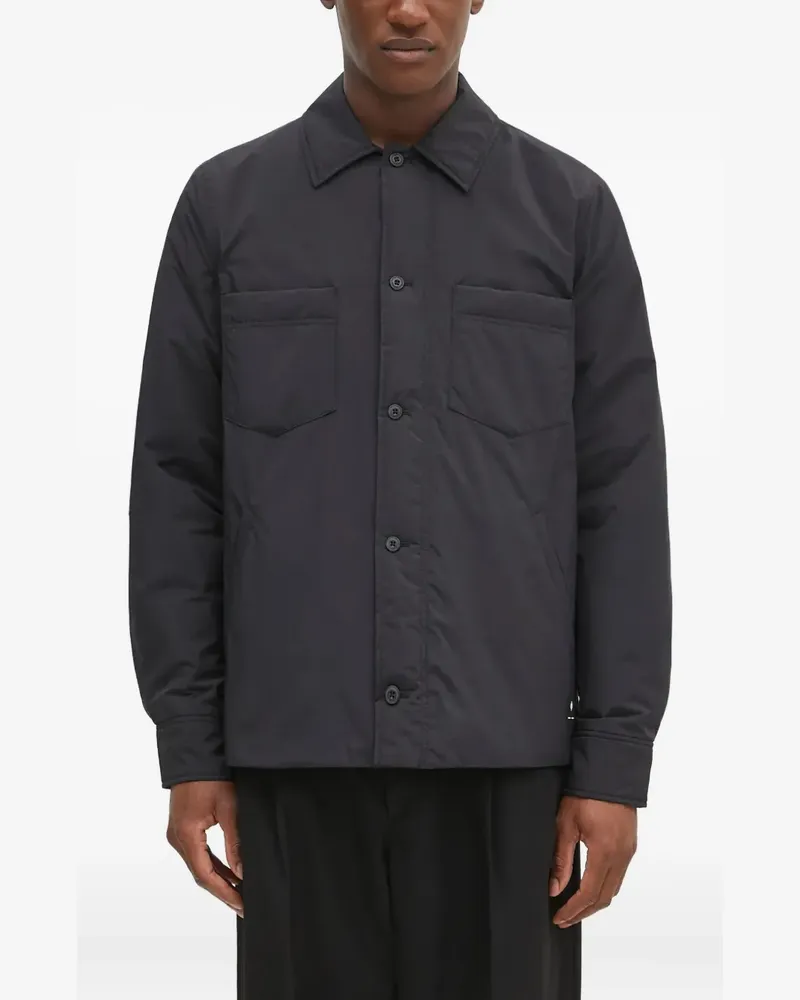 Samsøe & Samsøe Hemdjacke mit Knopfleiste - Schwarz Schwarz