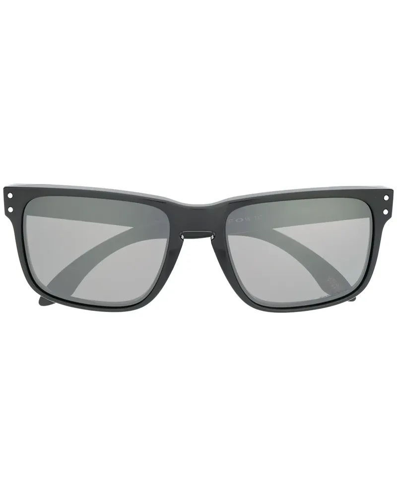 Oakley Sonnenbrille mit eckigem Gestell - Schwarz Schwarz