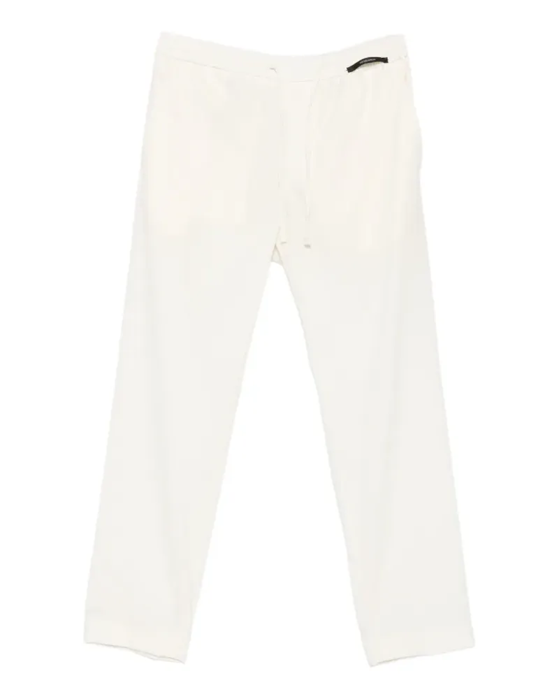MICHAEL COAL MC Adam drawstring-waistband trousers - Nude Nude