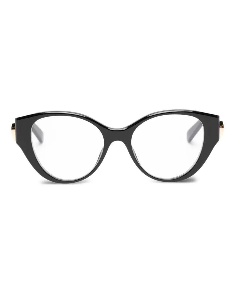 Bulgari Brille mit Cat-Eye-Gestell - Schwarz Schwarz