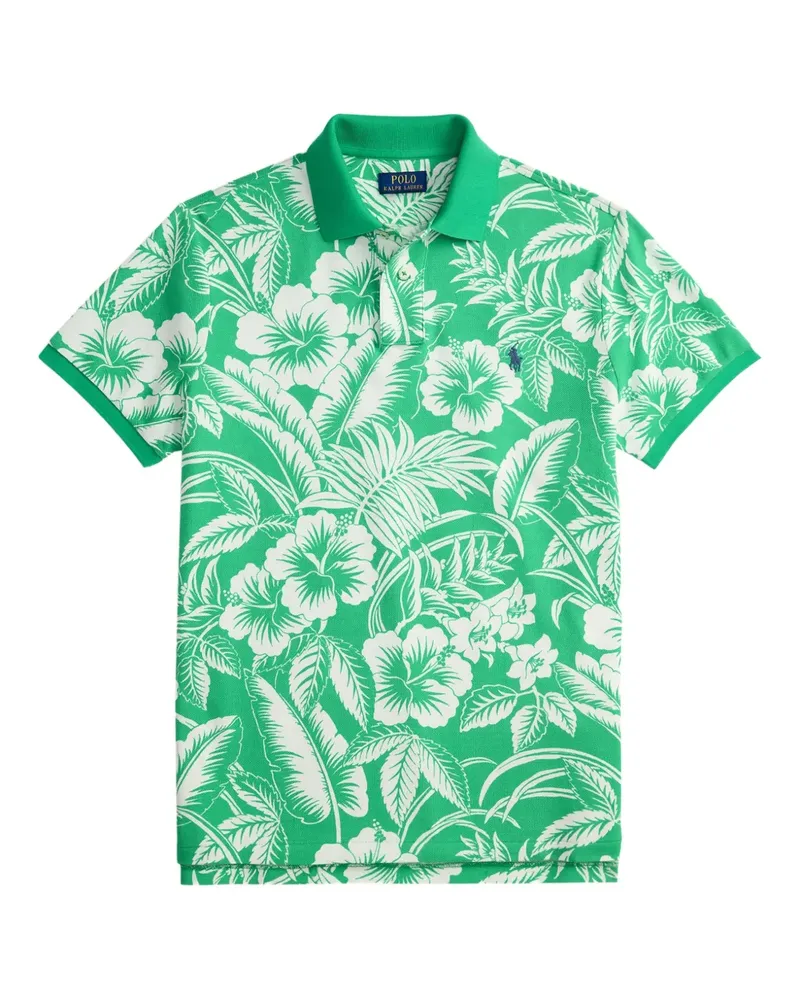 Ralph Lauren Poloshirt mit tropischem Print - Grün Grün