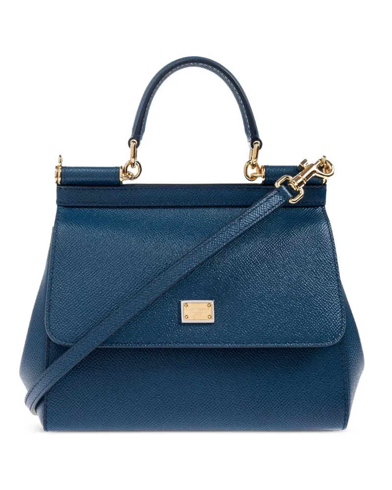 Dolce & Gabbana Mittelgroße Sicily Handtasche - Blau Blau