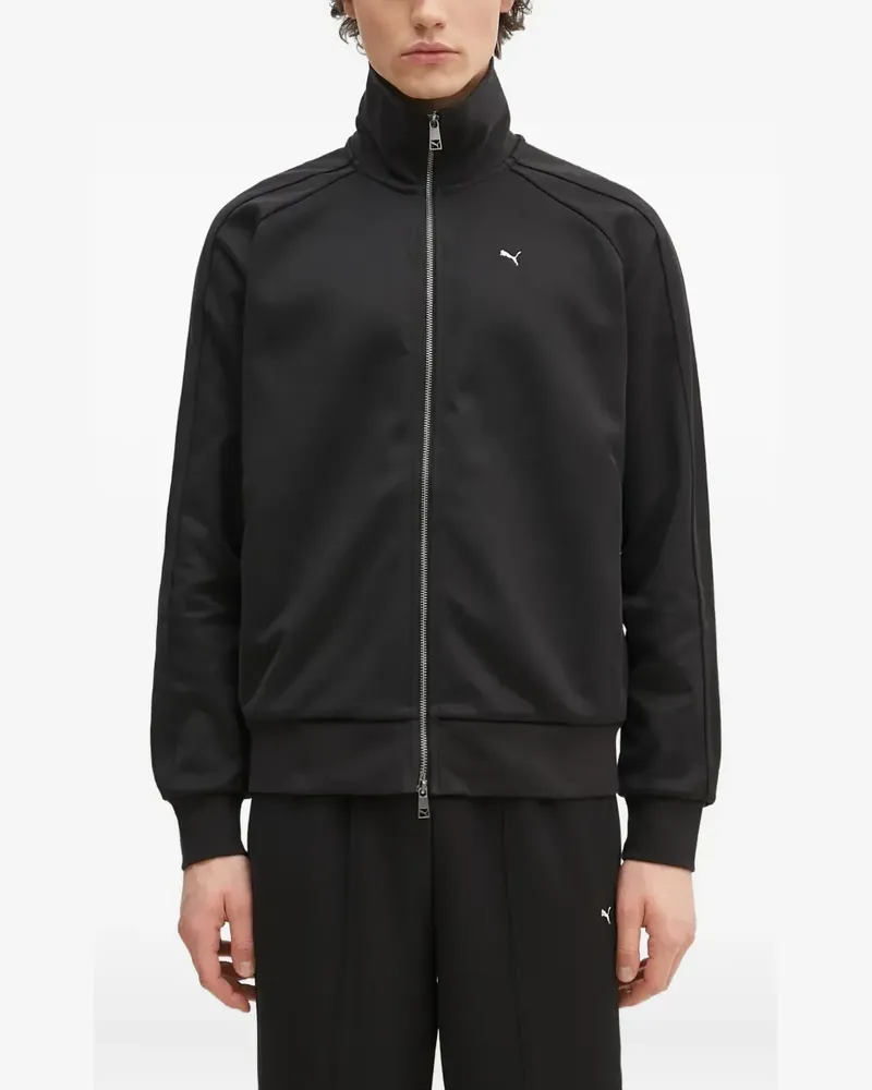 Puma T7 Sweatshirt mit Reißverschluss - Schwarz Schwarz
