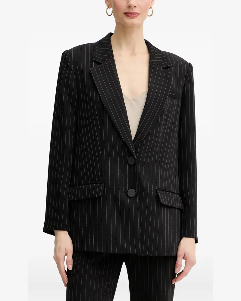 Armani Exchange Blazer mit Nadelstreifen - Schwarz Schwarz