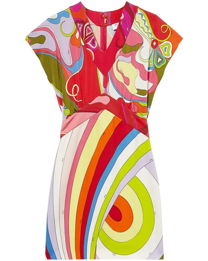 Emilio Pucci Kleid mit Iride-Print - Rot Rot