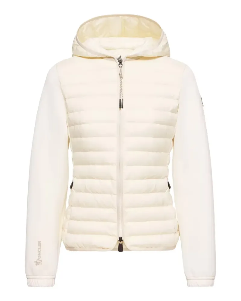 Moncler hooded zip jacket - Nude Nude