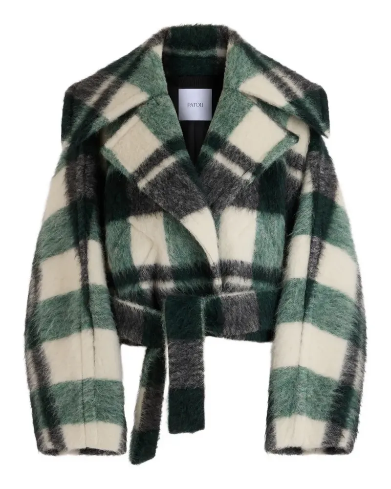 Patou Jacke mit Gürtel - Grün Grün
