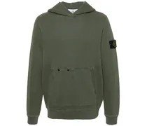 Hoodie mit Kompass-Patch - Grün
