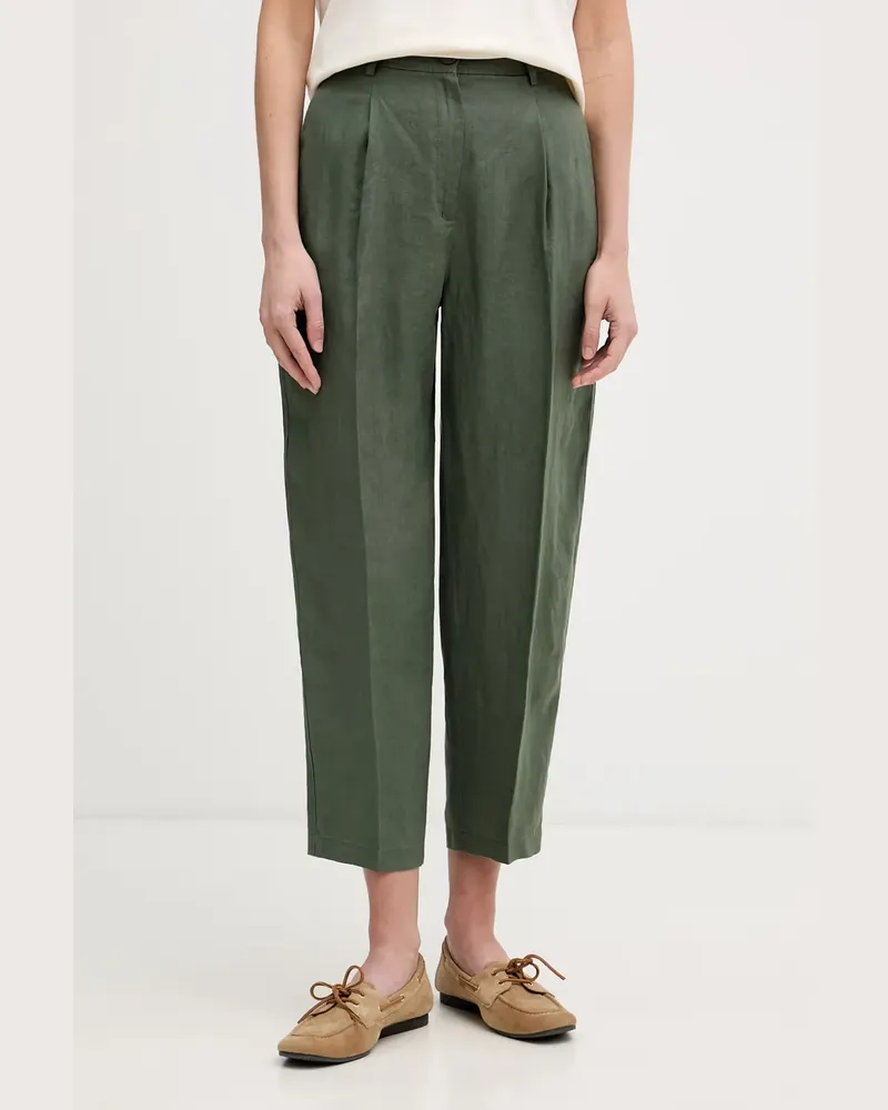 Benetton pleated tapered trousers - Grün Grün