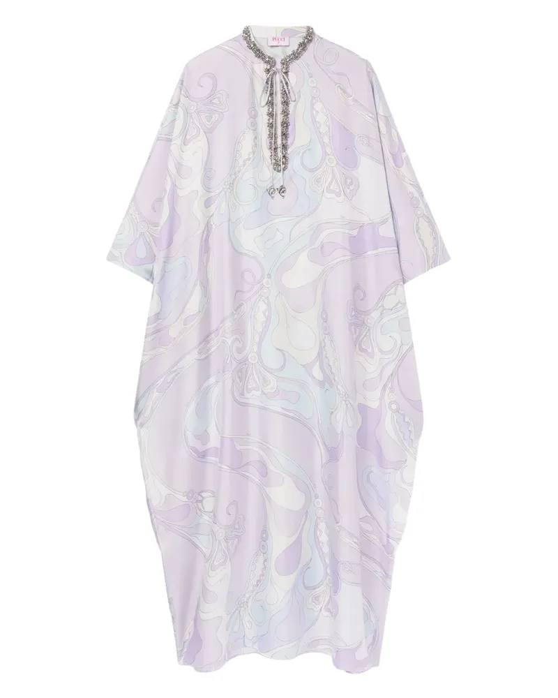 Emilio Pucci Abendkleid mit Kristallen - Violett Violett