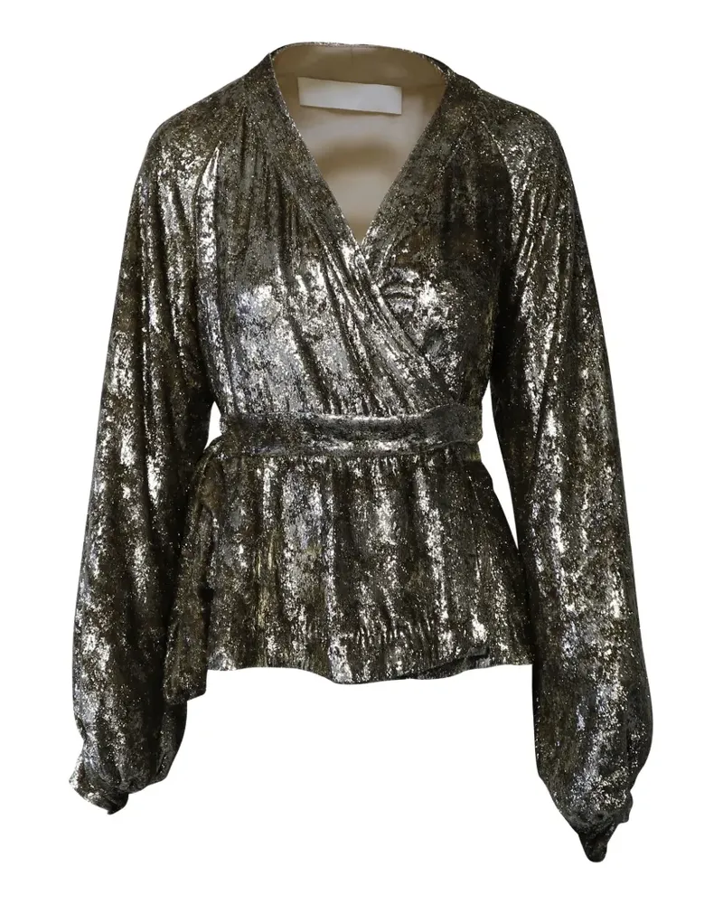 Co V-neck blouse - Grau Grau