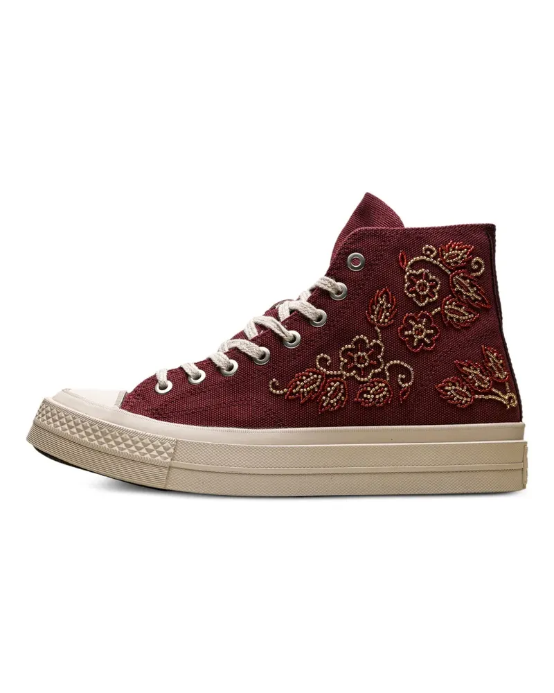 Converse Chuck Taylor All Star Hi Sneakers mit Perlen - Rot Rot