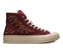 Chuck Taylor All Star Hi Sneakers mit Perlen - Rot