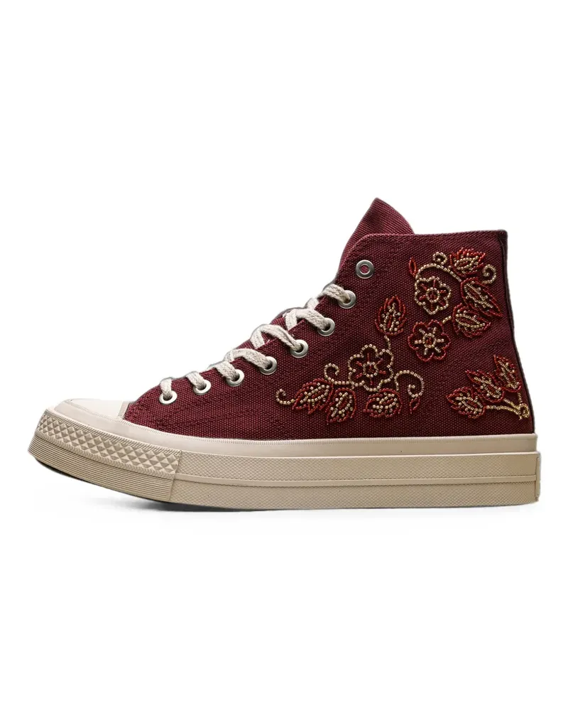 Converse Chuck Taylor All Star Hi bead-embellished sneakers - Rot Rot