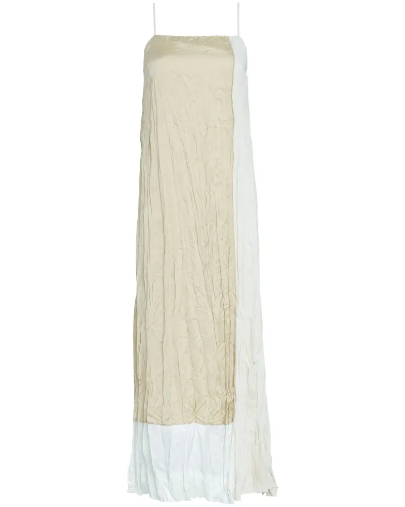 Osklen Kleid mit Falten - Nude Nude