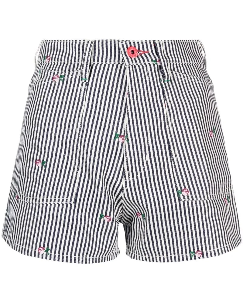 Kenzo Shorts mit hohem Bund - Weiß Weiß